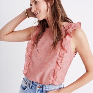 Madewell Bellflower Ruffle Top
